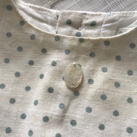 Pili Carrera Baby Girl Linen Blouse and Bloomers Set - Picture 6 of 15